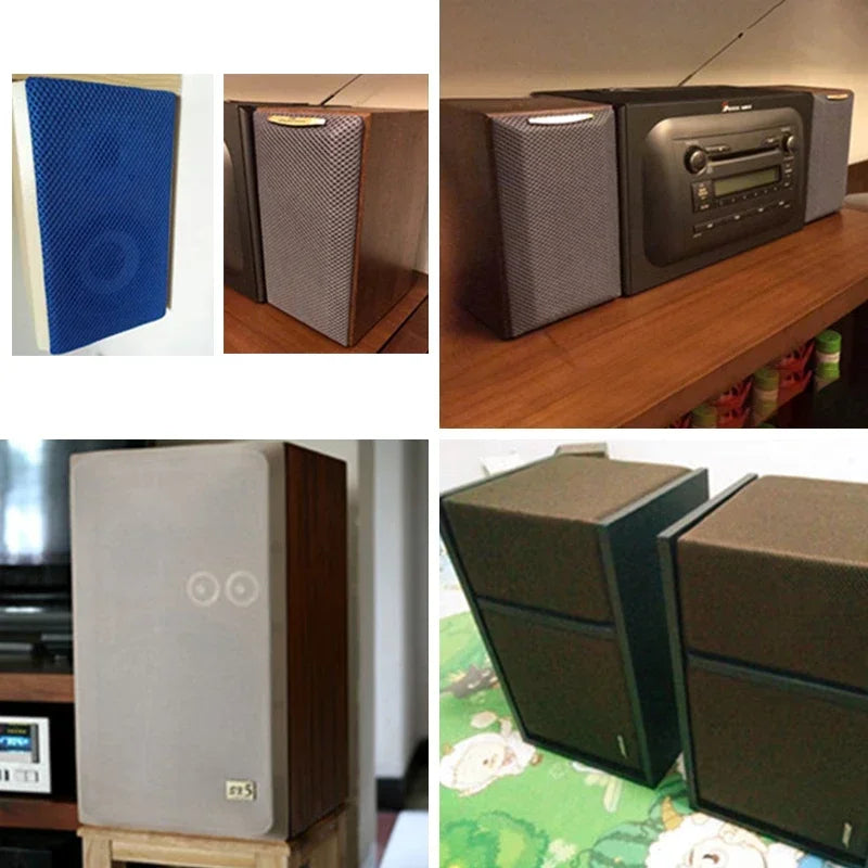 160x200cm/160x45cm 3D Breathable Speaker Mesh Speaker Grill Cloth Stereo Grille Fabric Dustproof Audio Cloth TJ8690