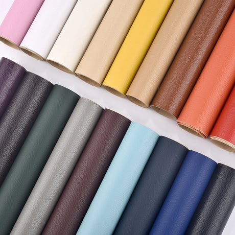 25*60 Cm Self Adhesive Leather Litchi Peel PU Leather Synthetic Superstrong Viscosity Crafts Repair Patch Sutureless