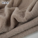 White Grey Colour Series 8mm imitation Rex rabbit Fur Fabric short plush fabric cabinet tablecloth display scarf cotton doll DIY