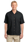 DISCONTINUED Port Authority® Patterned Easy Care Camp Shirt