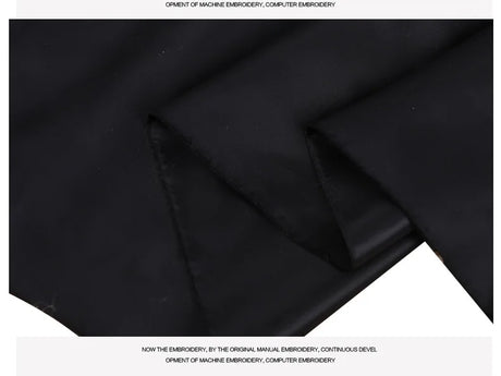 Taffeta Lining Fabric for Clothes and Luggage, Black Cloth