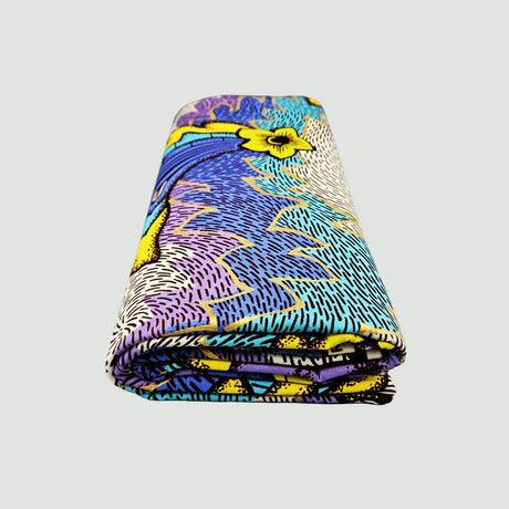2025 new pattern cotton wax printed fabric, shining satin royal with golden Dutch wax, DIY making clothing, bags and decorations