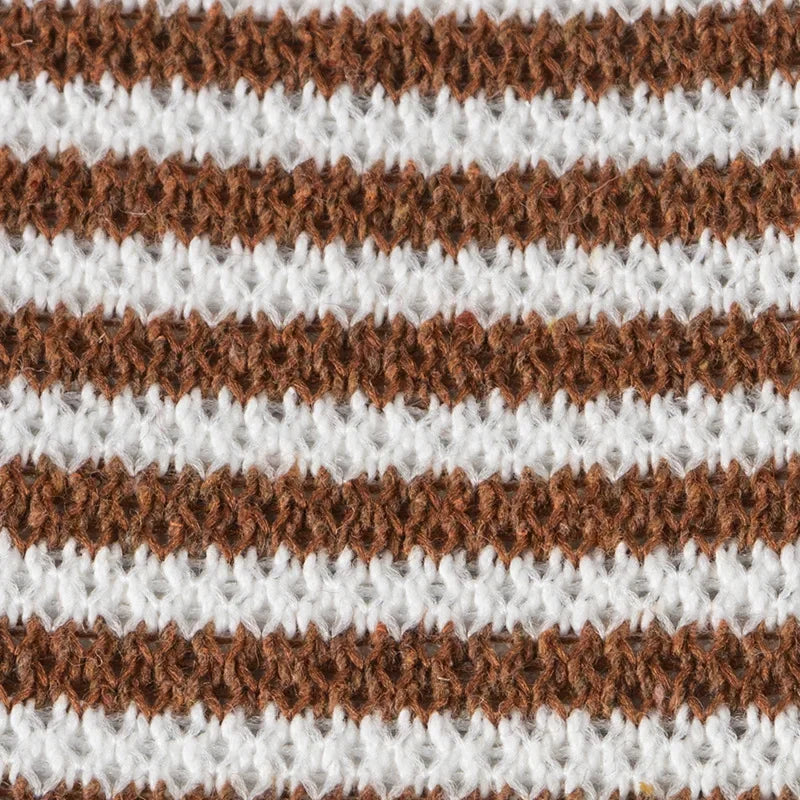 100x50cm Pure Cotton Striped Knitted Fabric For Winter Sweaters, Toy Clothes, Pillow, Cushion Handmade DIY Sewing Fabric TJ20741