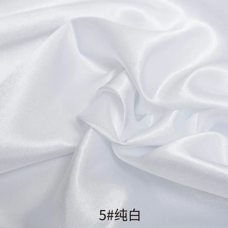 0.5m/1m/2m Satin Fabric Lining Soft and Shiny Silk-Like Material,for Clothing and Lining, Garments, DIY Craft, and Gift Wrapping