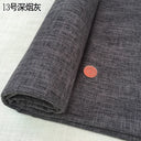 100cm*148cm Solid Color Thick Coarse Linen Sofa Fabric Cotton and Linen Curtain Tablecloth DIY Polyester Linen Fabric 400-500g/m