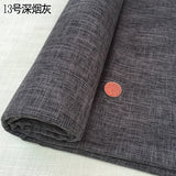 100cm*148cm Solid Color Thick Coarse Linen Sofa Fabric Cotton and Linen Curtain Tablecloth DIY Polyester Linen Fabric 400-500g/m