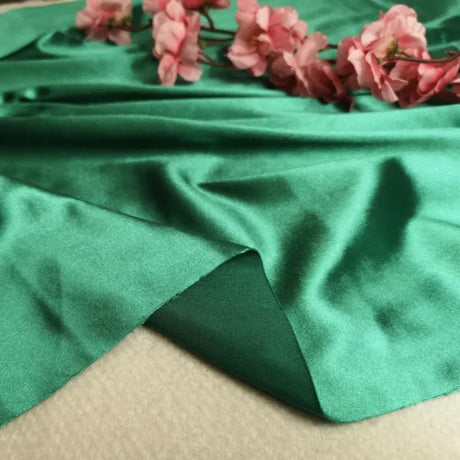 Bright Shiny Stretch Satin Fabric, Spandex Lycra Cloth for Dance Dress, Sports and Yoga Material,Black,White,Blue,By the Meter,