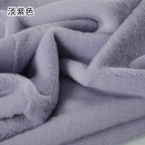 White Grey Colour Series 8mm imitation Rex rabbit Fur Fabric short plush fabric cabinet tablecloth display scarf cotton doll DIY