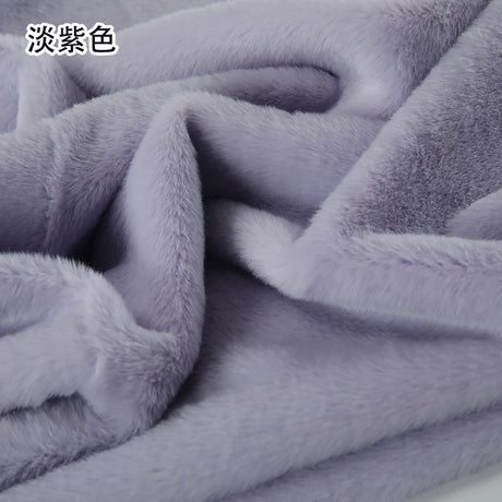 White Grey Colour Series 8mm imitation Rex rabbit Fur Fabric short plush fabric cabinet tablecloth display scarf cotton doll DIY