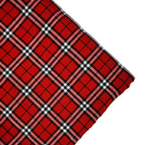 1-3 Yard Medium Thick Classic and Stylish Scottish Checks Polyester Cotton Fabric for Sewing Ladies Skirt,Tartan Designer Fabric