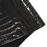 Glossy Embossed Crocodile Texture Faux Leather Roll Synthetic Leather Fabric for Wallets Keychains Making Sewing Crafts Material