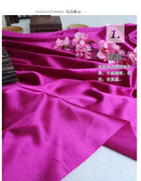 Bright Shiny Stretch Satin Fabric, Spandex Lycra Cloth for Dance Dress, Sports and Yoga Material,Black,White,Blue,By the Meter,
