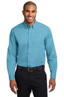 Camisa de manga larga fácil de cuidar Port Authority® en tallas extendidas