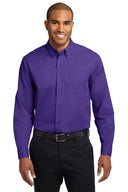 Camisa de manga larga fácil de cuidar Port Authority® en tallas extendidas