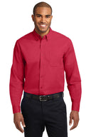 Camisa de manga larga fácil de cuidar Port Authority® en tallas extendidas