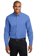 Camisa de manga larga fácil de cuidar Port Authority® en tallas extendidas