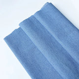 70x45CM Vintage Cotton Blue Denim Fabric Light Thin Soft Cloth For DIY Dolls Clothing Jeans Dress Bag Cap Apron Crafts Material