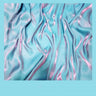Holographic Gradient Satin Fabric 150cm Wide Iridescent Silk For Wedding Dress Bridal Veil Prom Gown DIY Sewing Hanfu Materials