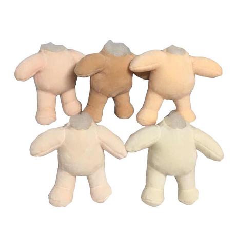 50x50cm/150x50cm 1mm Pile Cotton Doll Skin Fabric Crystal Super Soft Short Plush Skin Color Fabric DIY Handmade Cloth TJ9871