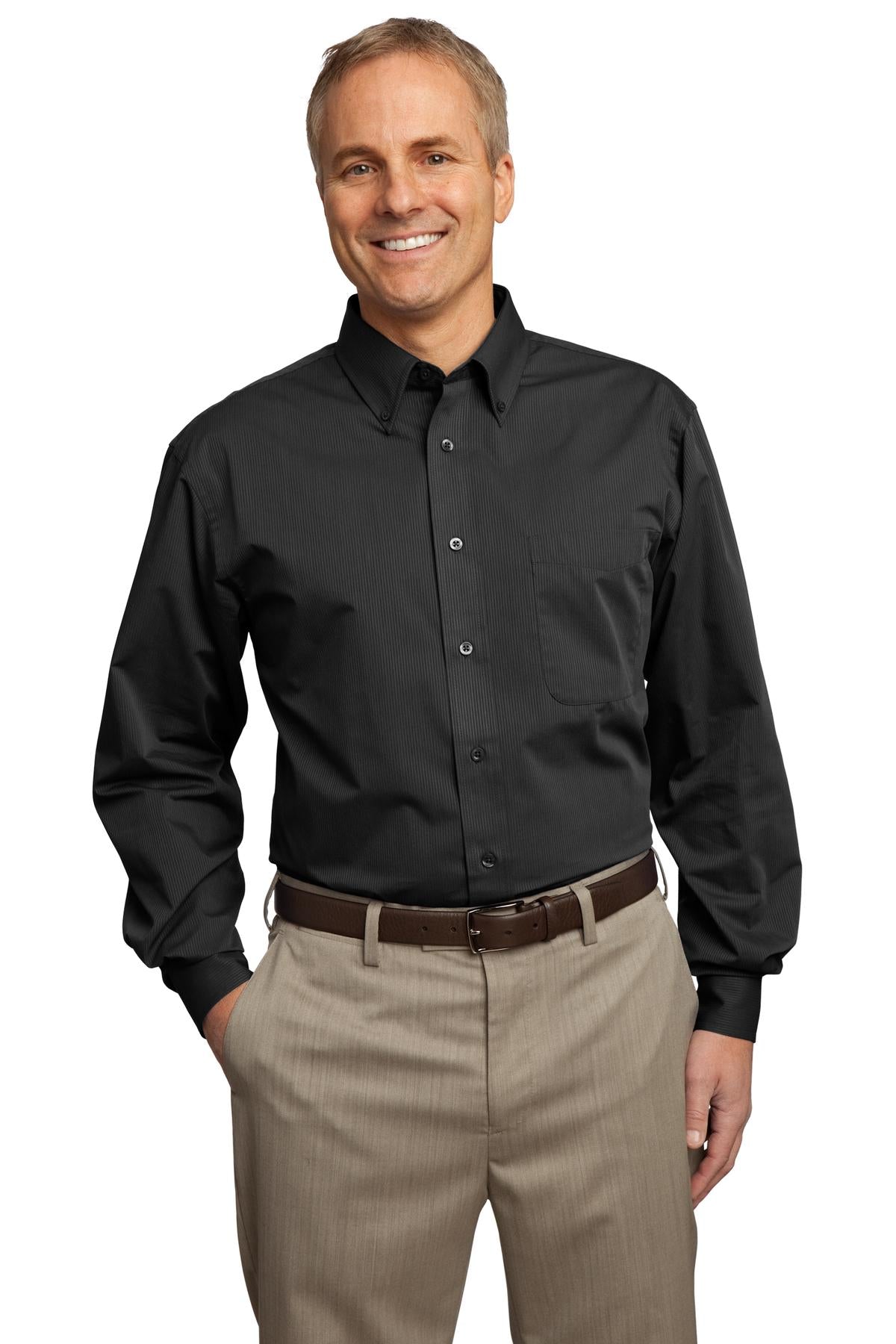 Port Authority® Tall Tonal Pattern Easy Care Shirt