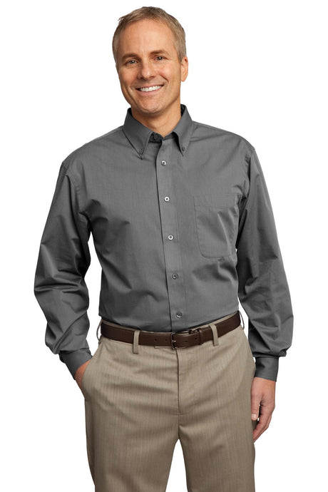 DISCONTINUED Port Authority® Tall Tonal Pattern Easy Care Shirt