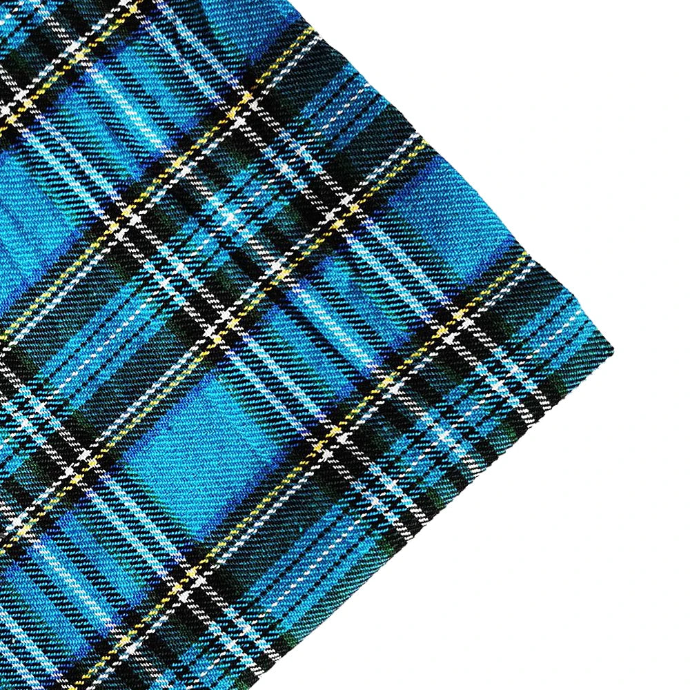 1-3 Yard Medium Thick Classic and Stylish Scottish Checks Polyester Cotton Fabric for Sewing Ladies Skirt,Tartan Designer Fabric