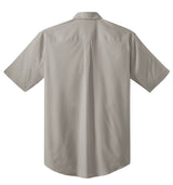 DISCONTINUED Port Authority® Short Sleeve Value Poplin Shirt