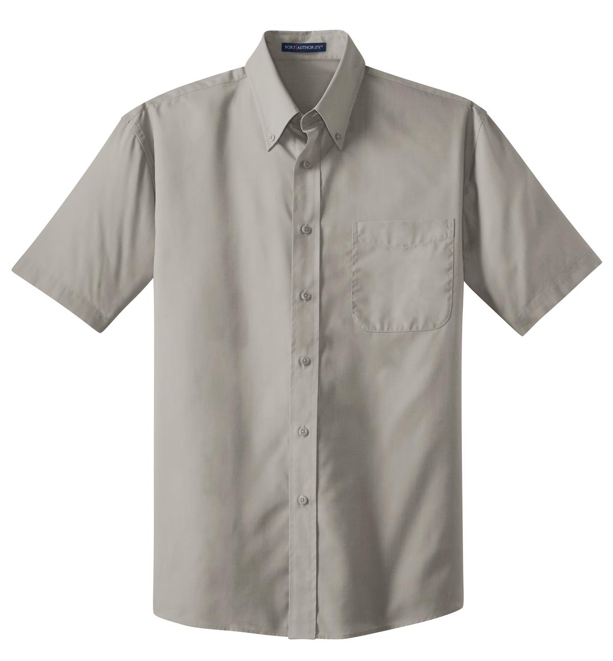 DISCONTINUED Port Authority® Short Sleeve Value Poplin Shirt