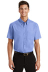 DISCONTINUED Port Authority® Short Sleeve Value Poplin Shirt