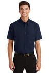 DISCONTINUED Port Authority® Short Sleeve Value Poplin Shirt