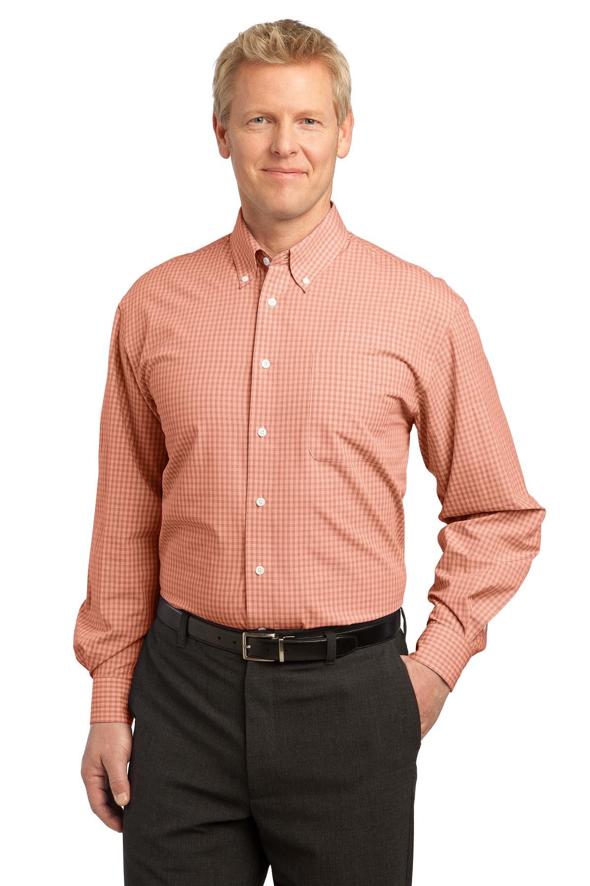 Port Authority® Plaid Pattern Easy Care Shirt