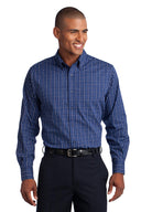 Camisa Tattersall fácil de cuidar Port Authority®.