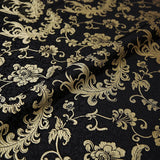 50*75cm Brocade Jacquard Fabric Pink Color Silk Feather Flower Pattern For Sewing Kimono Robe Girl's Dress DIY Needlework Satin