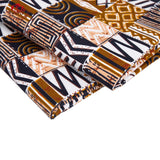 African Wax Fabrics 3/6 Yard 100% Polyester Ankara Kente Print Fabric for Party Dress