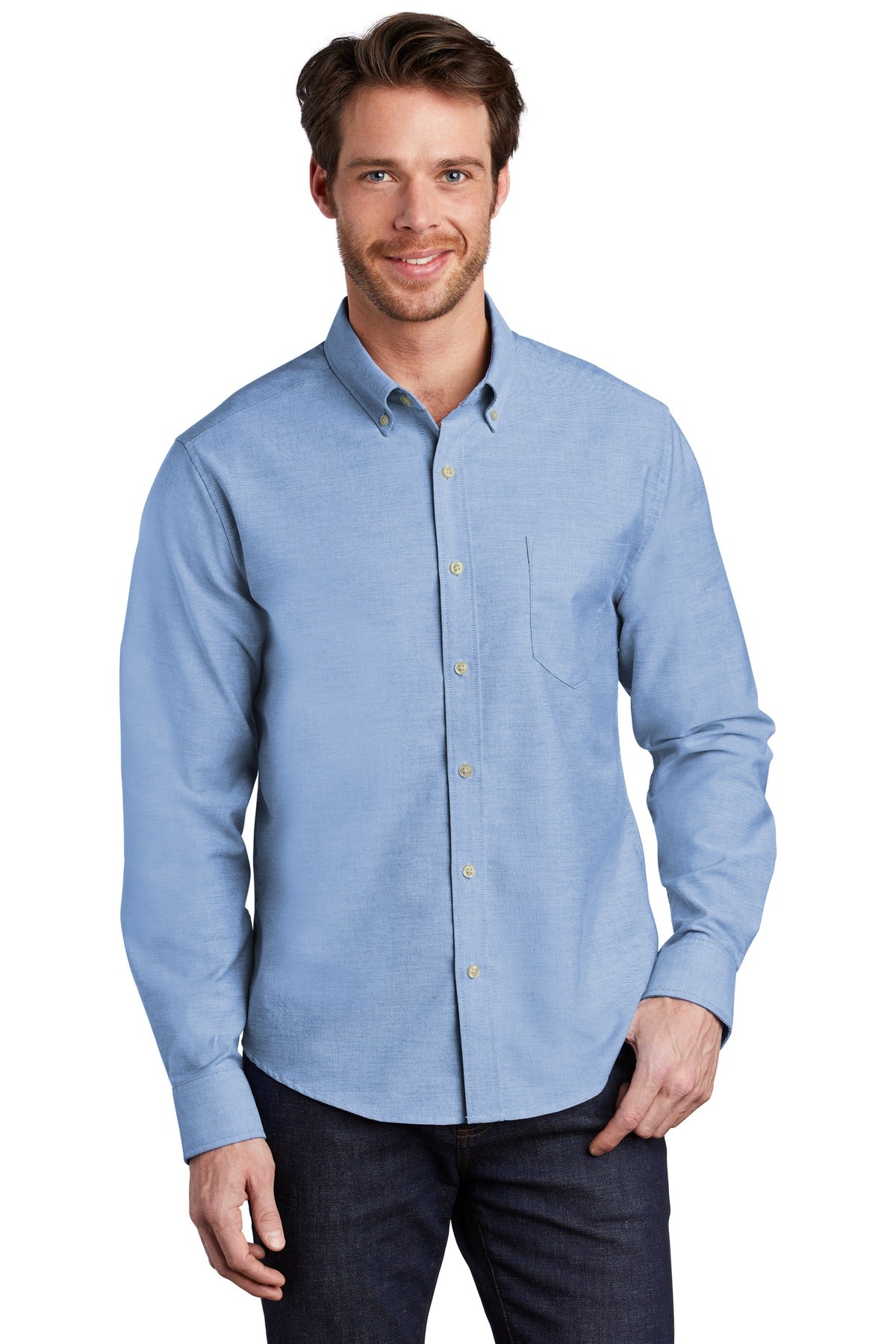 Port Authority ® Untucked Fit SuperPro ™ Oxford