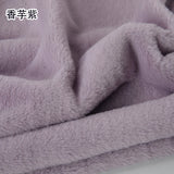 White Grey Colour Series 8mm imitation Rex rabbit Fur Fabric short plush fabric cabinet tablecloth display scarf cotton doll DIY