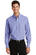 Long Sleeve Gingham Easy Care Shirt