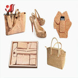 1 Roll 20*120cm Natural Cork Leather Sewing Fabric Wood Grain Material for Background Handmade Bag Bow Decor Crafts DIY