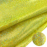 150cm*100cm Glitter Laser Polyester Fabric Iridescent Holographic Wedding Party Background Doll Clothing Decor Material DIY