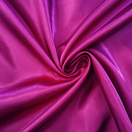 Solid Satin 58" Wide | 1Meter | 2Meters | 5Meters | Silky Charmeuse Scarf Craft DIY Fabric Purple