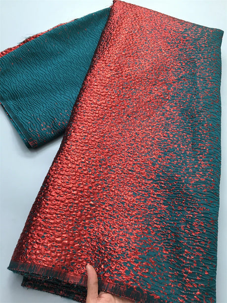 Nigerian Jacquard Lace Fabrics High Quality African Brocade Lace and Fabrics Luxury Party Dresses for Women Sewing,2.5Yards 4152