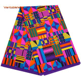 Veritablewax Africa Ankara Prints Batik Wax Fabric DIY Textile Nigeria African Polyester Fabric Dress Sewing Tissu Craft 6 yards