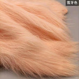 35Colours 12cm Imitation Plush Fur Fabric For DIY Photo Props chair decorative background Plush mat animal toy doll fabric