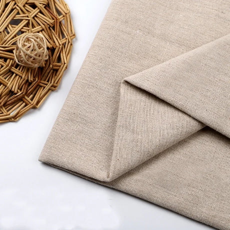 150x50cm/150x500cm Cotton Linen Fabric Greige For Embroidery Practice Fabric Decoration Cloth Handmade DIY Sewing TJ20577