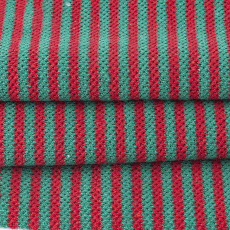 100x50cm Pure Cotton Striped Knitted Fabric For Winter Sweaters, Toy Clothes, Pillow, Cushion Handmade DIY Sewing Fabric TJ20741