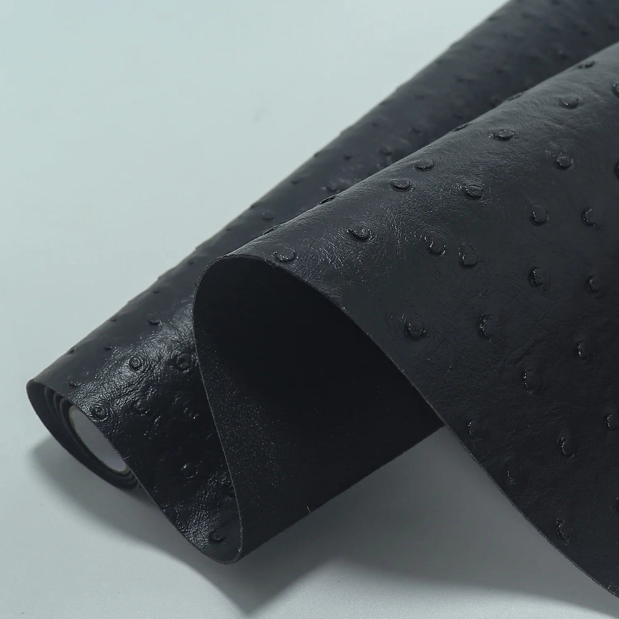 30x68cm Ostrich Patterned Faux Leather Vinyl Fabric Embossed PVC Raised Particles for Handicrafts Bags Keychain Earrings Wallet