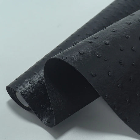 30x68cm Ostrich Patterned Faux Leather Vinyl Fabric Embossed PVC Raised Particles for Handicrafts Bags Keychain Earrings Wallet