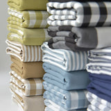 Home Furnishings Tablecloths Curtains Cushions Sofas Thickened Yarn Dyed Polyester Cotton Checkered Stripes Solid Colors Fabric
