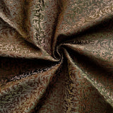 75x50cm Wheat Floral Pattern Damask Silk Satin Brocade Jacquard Fabric DIY Cheongsam Costume Upholstery Curtain Sewing Patchwork