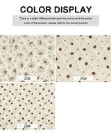 0.5m/1m/2m Thicken Corduroy Strawberry Love Print Quilted with Cotton Fabric for Blanket Children's Clothing DIY Sewing Fabric